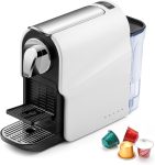 Espresso Pod Machine for Home, Capsule Coffee Maker for NS Original Pods, 20 Bar High Pressure Pump, 22oz Removable Water Tank, Adjustable Cup Tray, 1350W